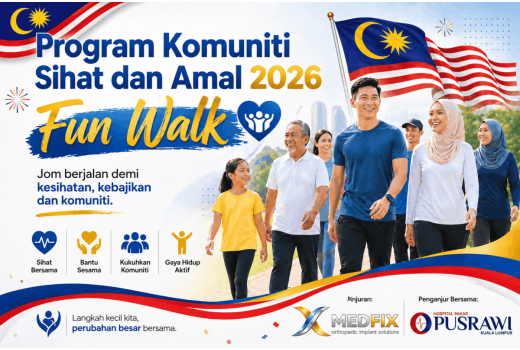 Program Komuniti Sihat dan Amal <br/><br/><b>Aug 15, 2026, 10:00AM</b>
